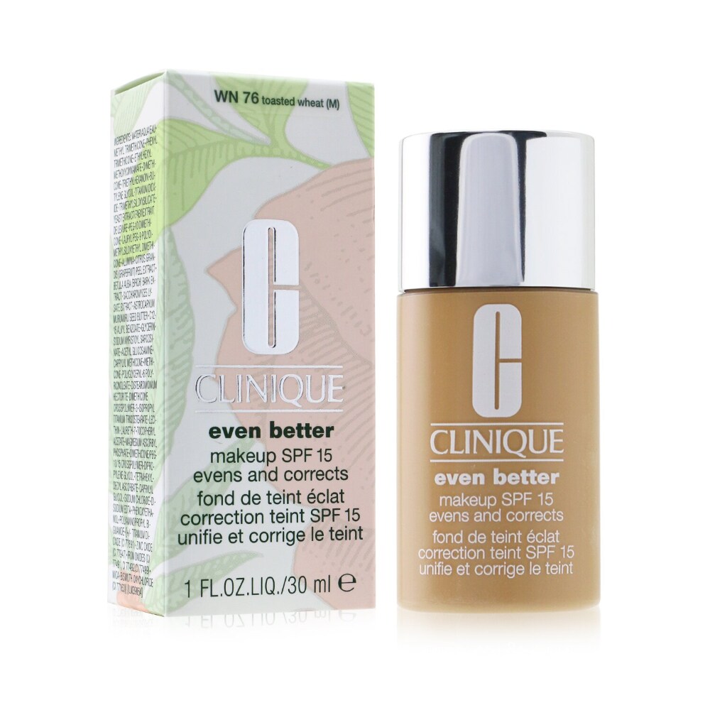 Clinique Even Better Makeup SPF 15 Foundation, WN 76 Toasted Wheat