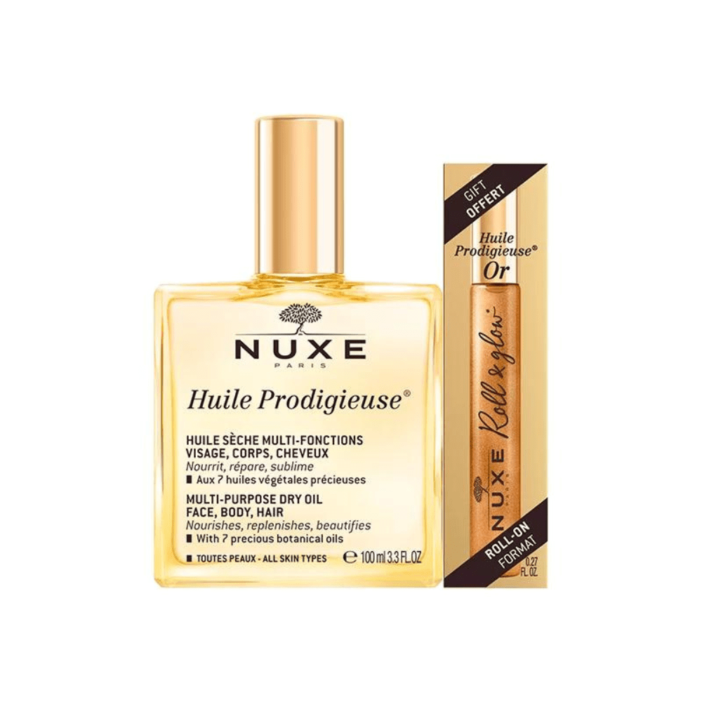 Nuxe Huile Prodigiuse Dry Oil + Roll On Or