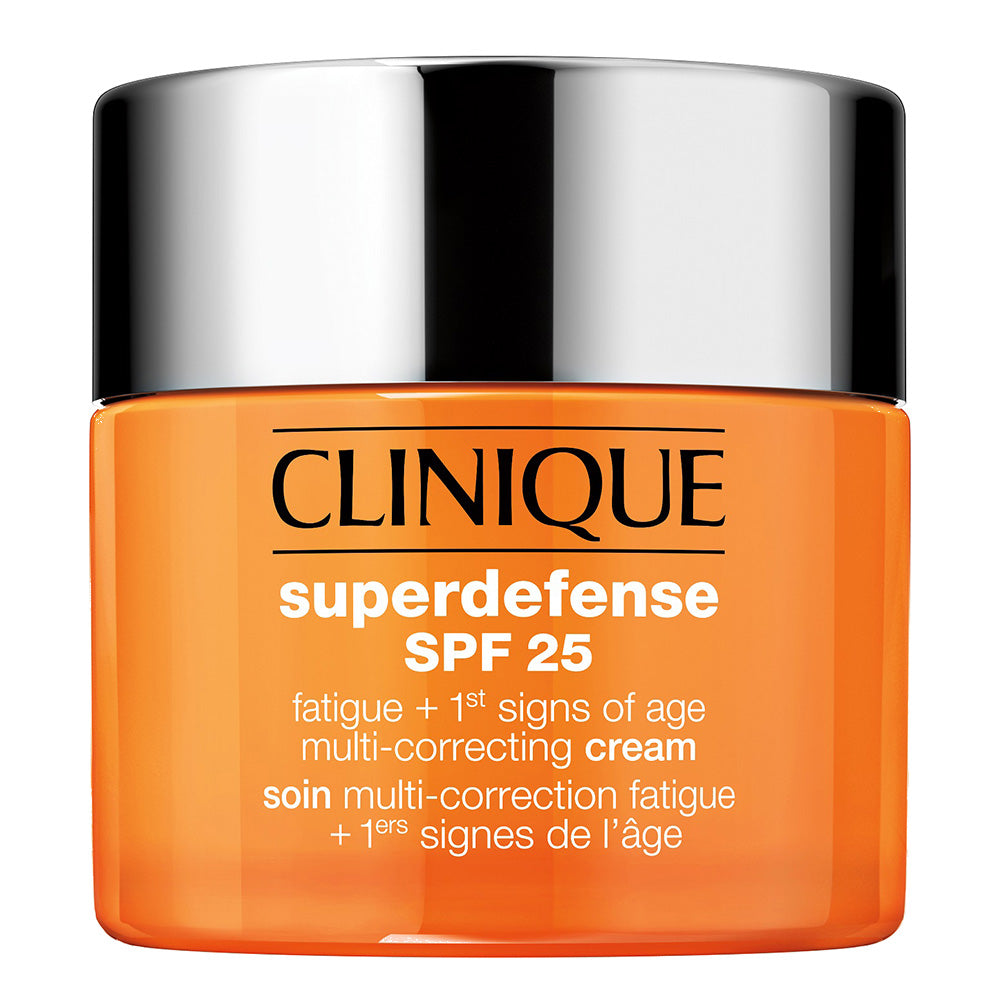 Clinique Superdefense SPF 25 Fatigue + 1st Signs Of Age Multi-Correcting Cream For Dry Combination Skin