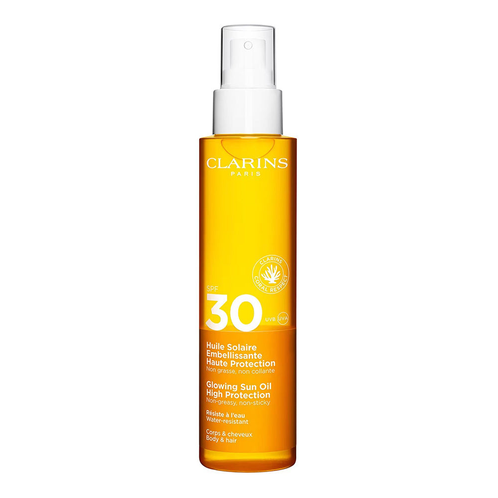Clarins Glowing Sun Body Oil High Protection SPF 30 150ml/5oz