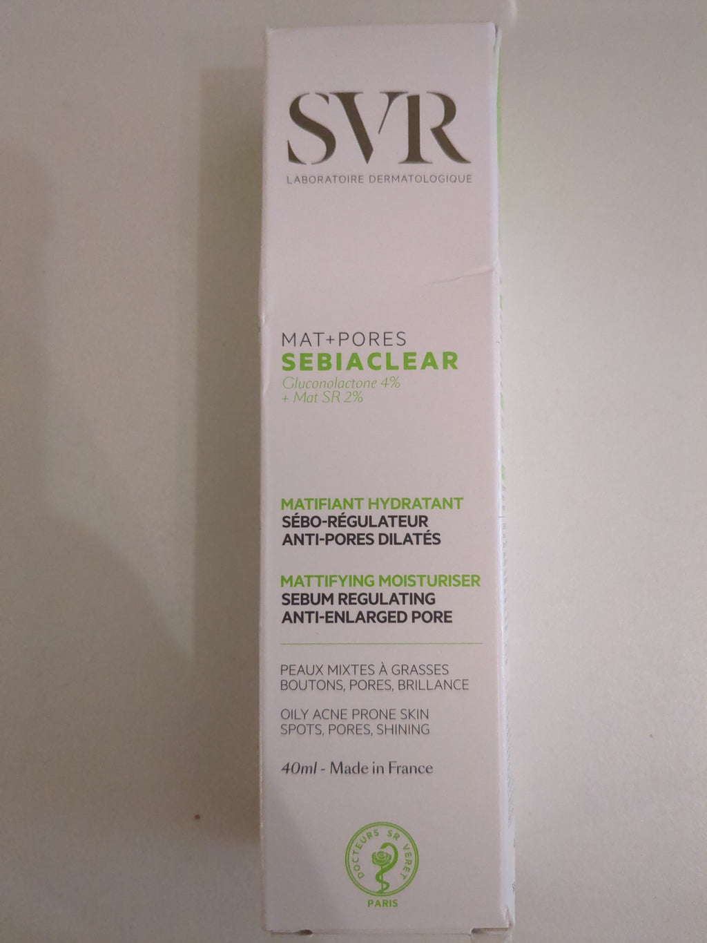 SVR Sebiaclear, Mat + Pores Cream, Fresh, 40 Ml (2)