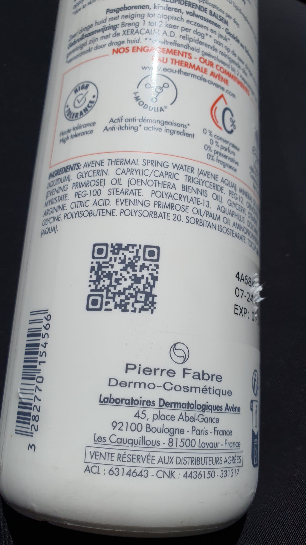 Avène Avene Xeracalm Ad Relipidising Balm 400 Ml (2)
