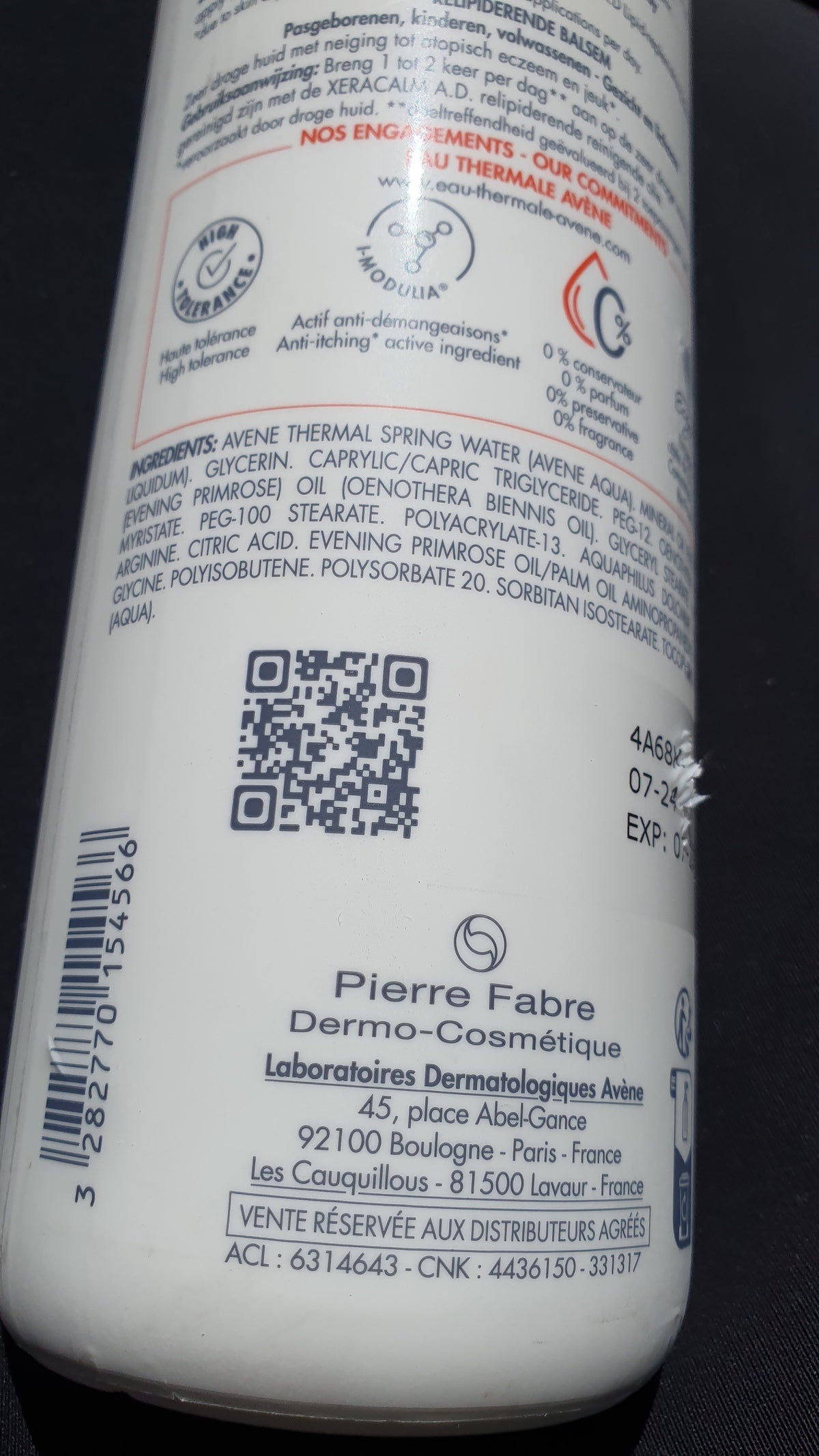 Avène Avene Xeracalm Ad Relipidising Balm 400 Ml (2)
