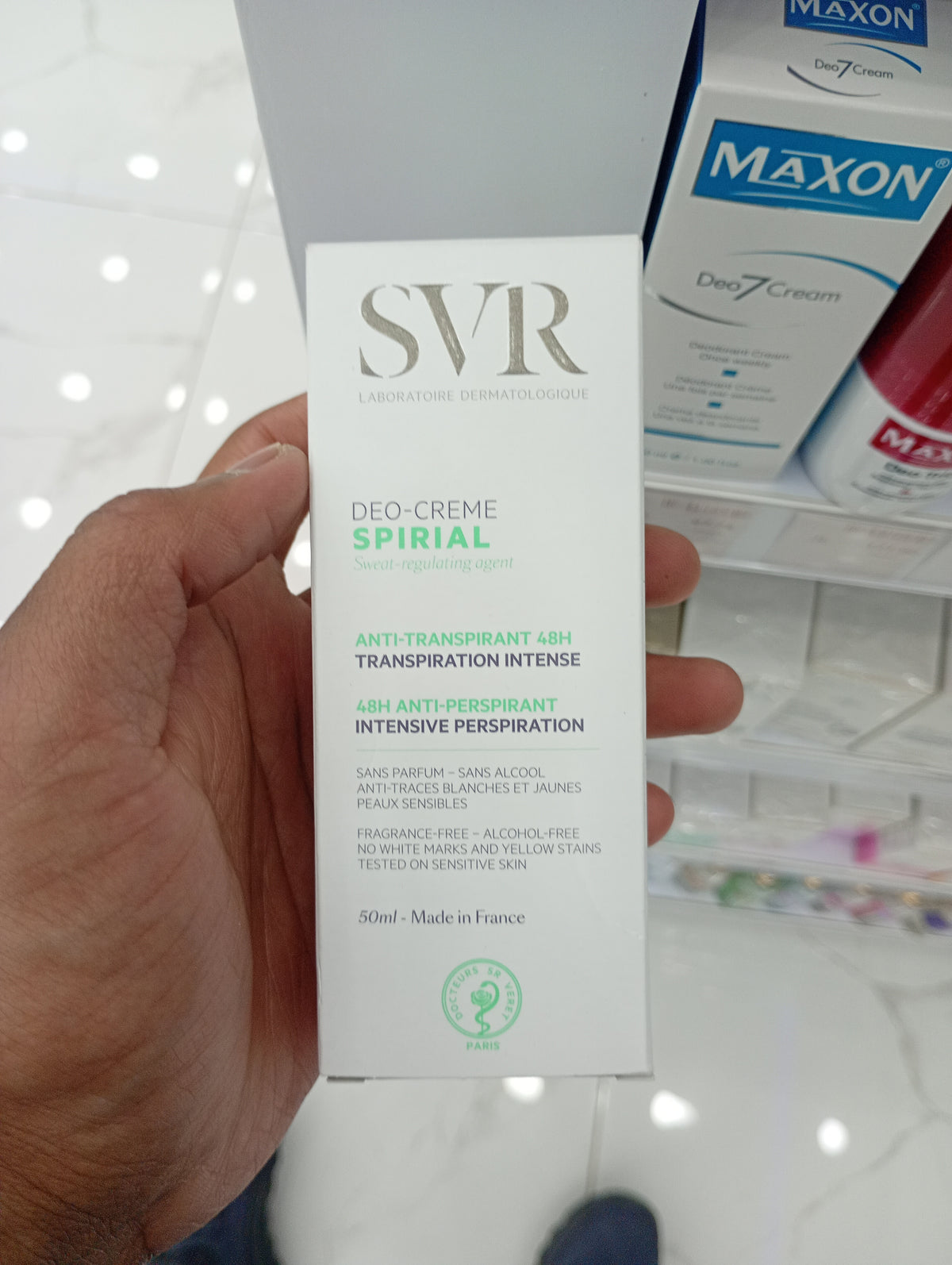 SVR Deodorant Cream Spirial Antiperspirant 50 Ml (2)