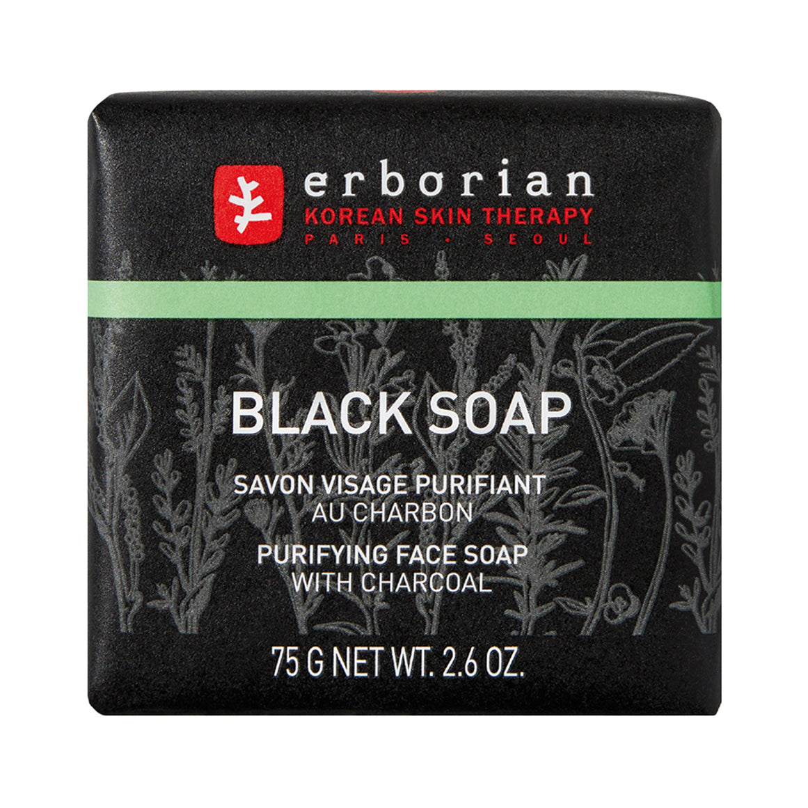 Erborian Black Charcoal Soap 75g