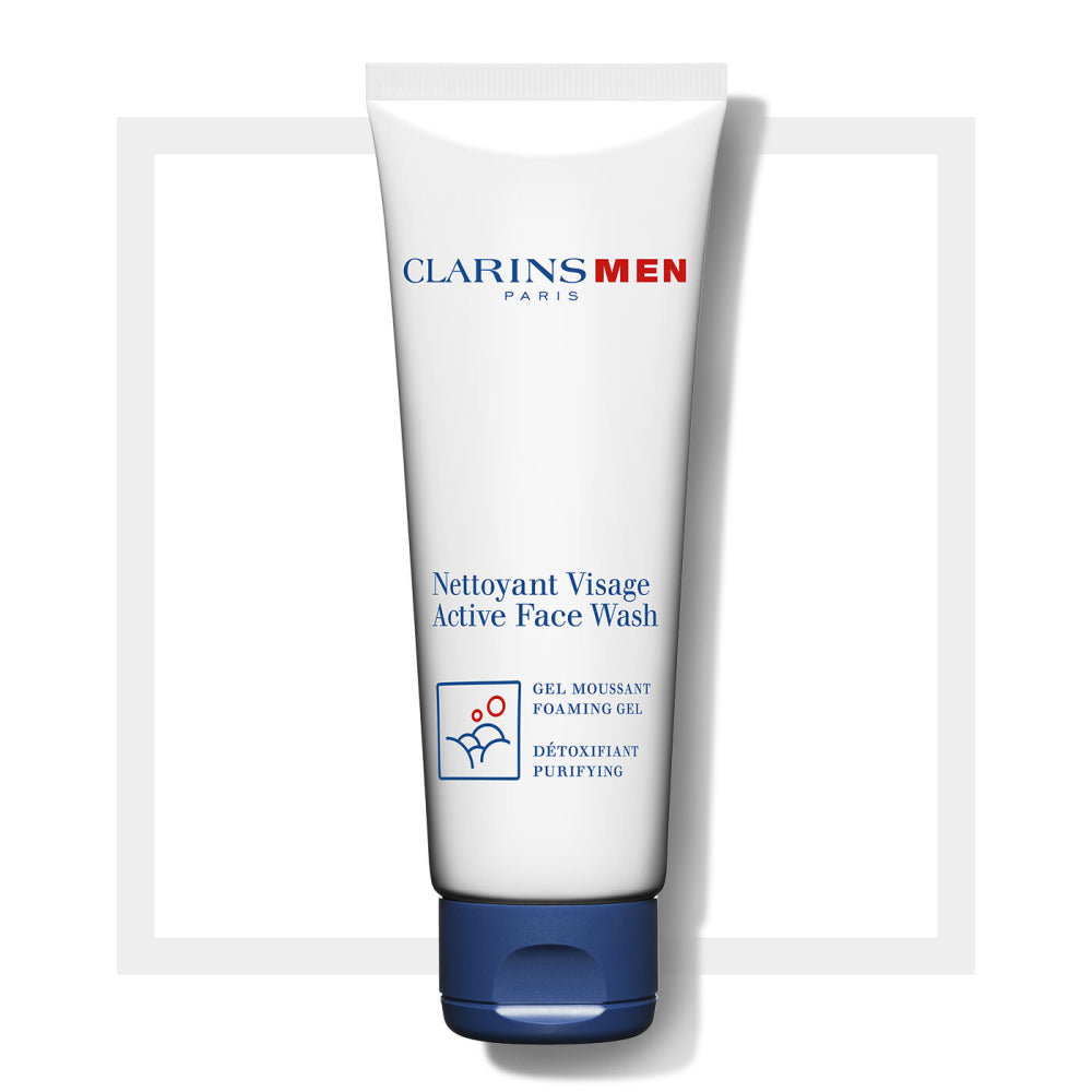 Clarins Men Active Face Wash Foaming Gel 125 Ml