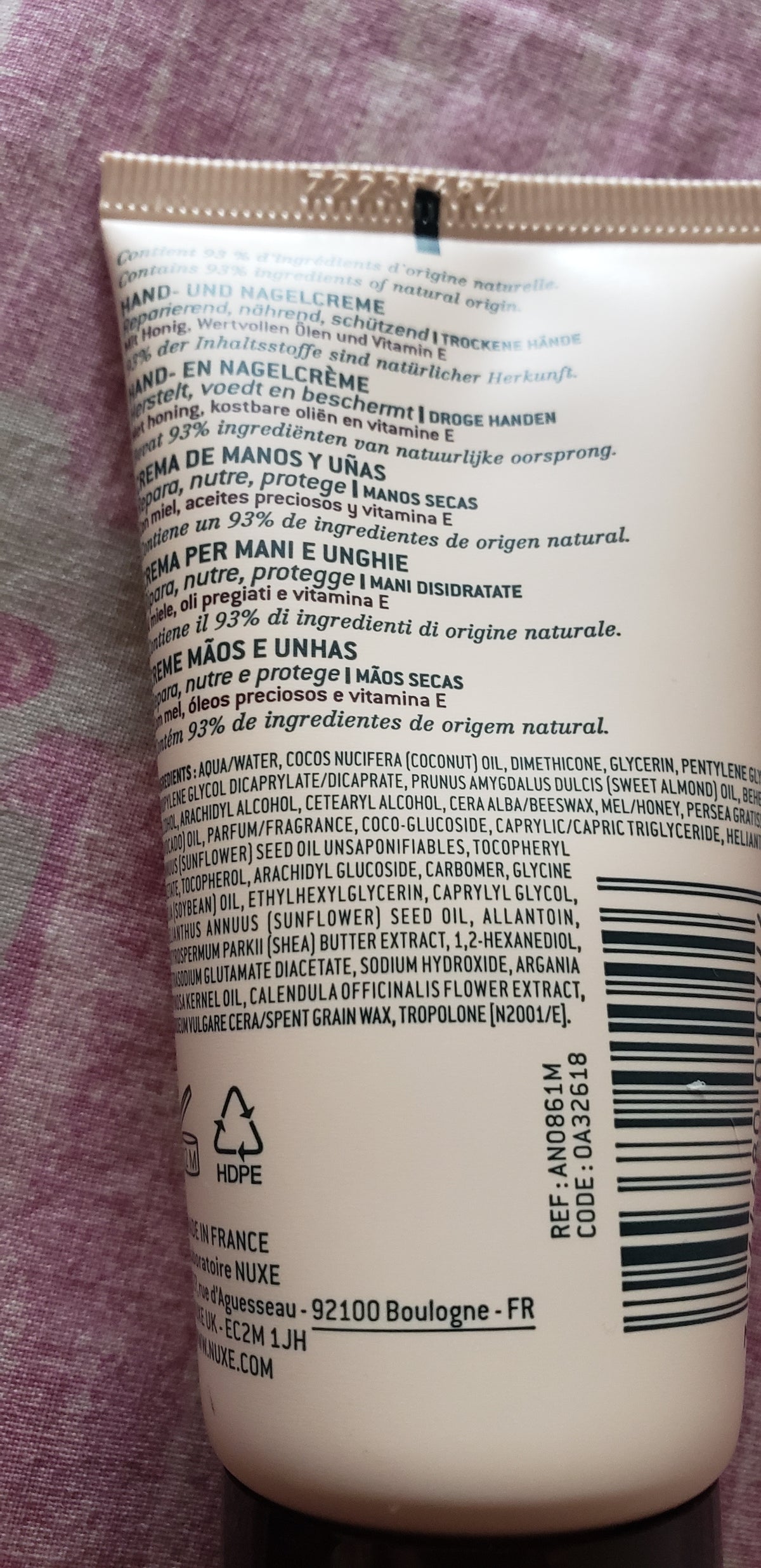 Nuxe Reve De Miel Hand & Nail Cream 50 Ml (3)