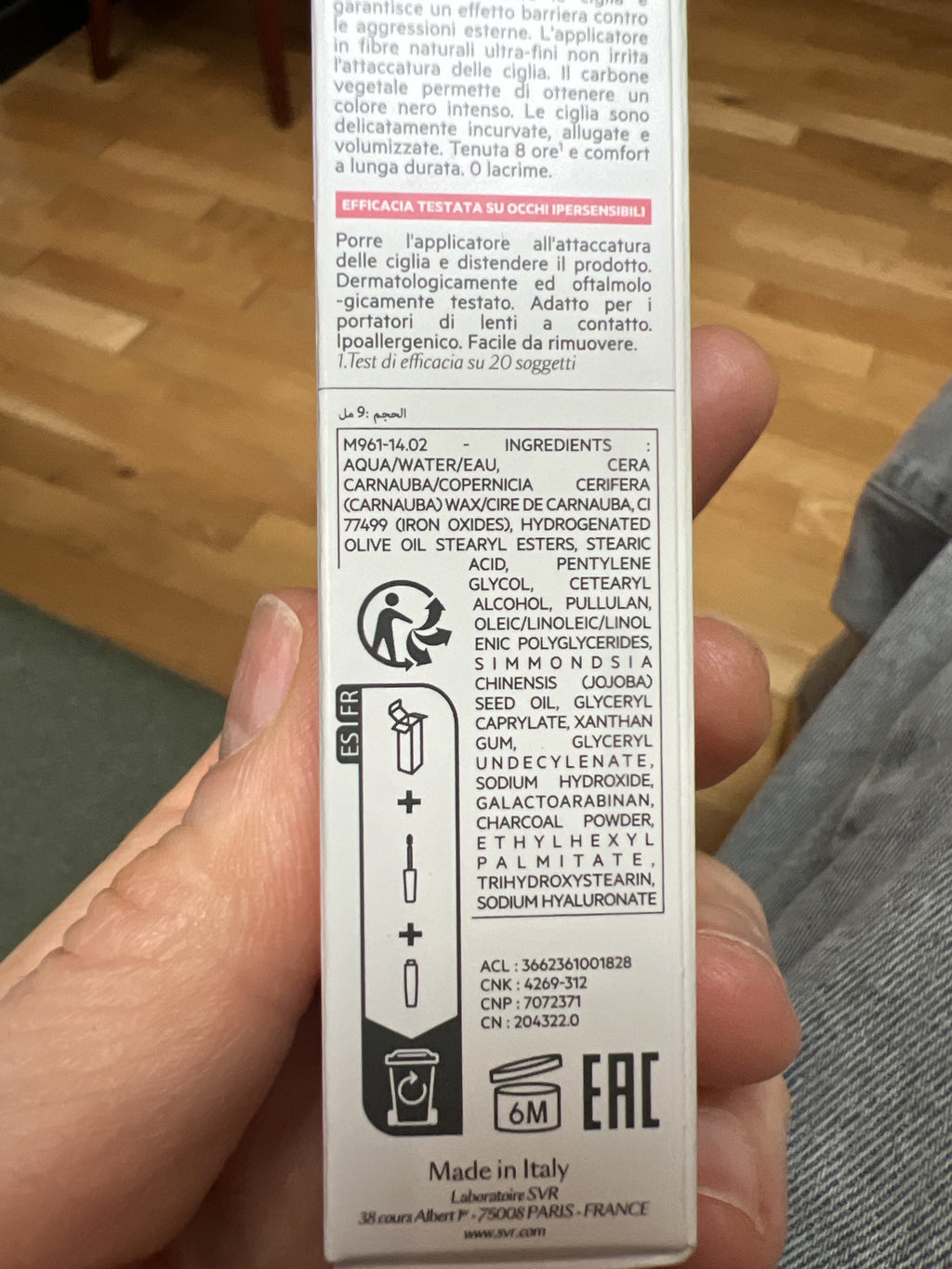 SVR Palpebral By Topialyse Mascara Protect 9 Ml (3)