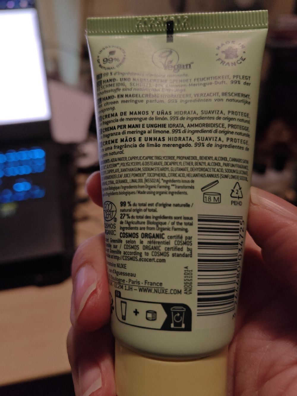 Nuxe Sweet Lemon Hand And Nail Cream 50 Ml (3)