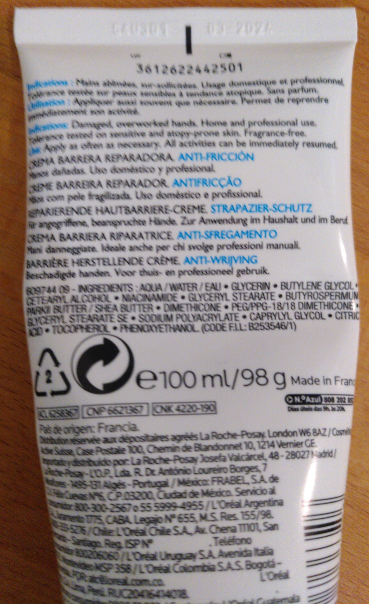 La Roche Posay Cicaplast Mains Hand Cream 100 Ml (3)