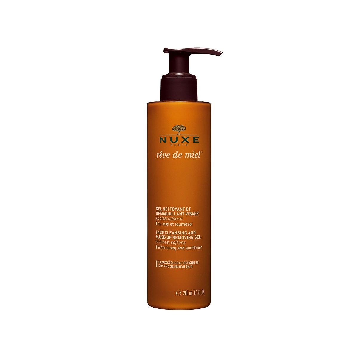 Nuxe Reve De Miel Face Cleansing & Makeup Removing Gel 200 Ml