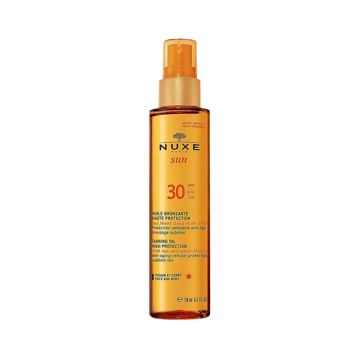 Nuxe Sun Tanning Oil High Protection SPF 30 – 150 Ml