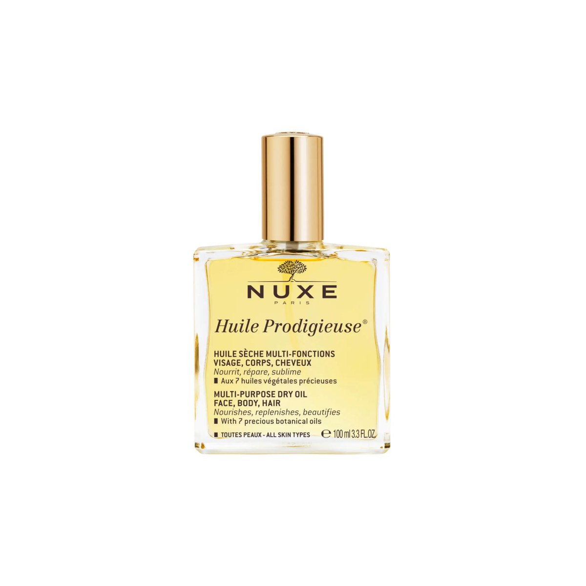 Nuxe Huile Prodigieuse Multi-Purpose Dry Oil All Skin Types/Face, Body & Hair