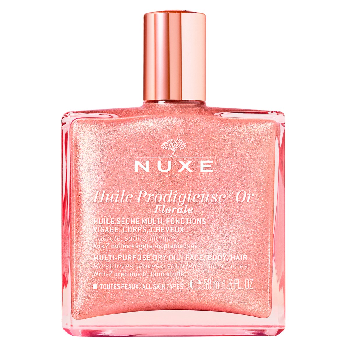 Nuxe Huile Prodigieuse Or Florale Multipurpose Dry Oil 50 Ml For Face Body And Hair