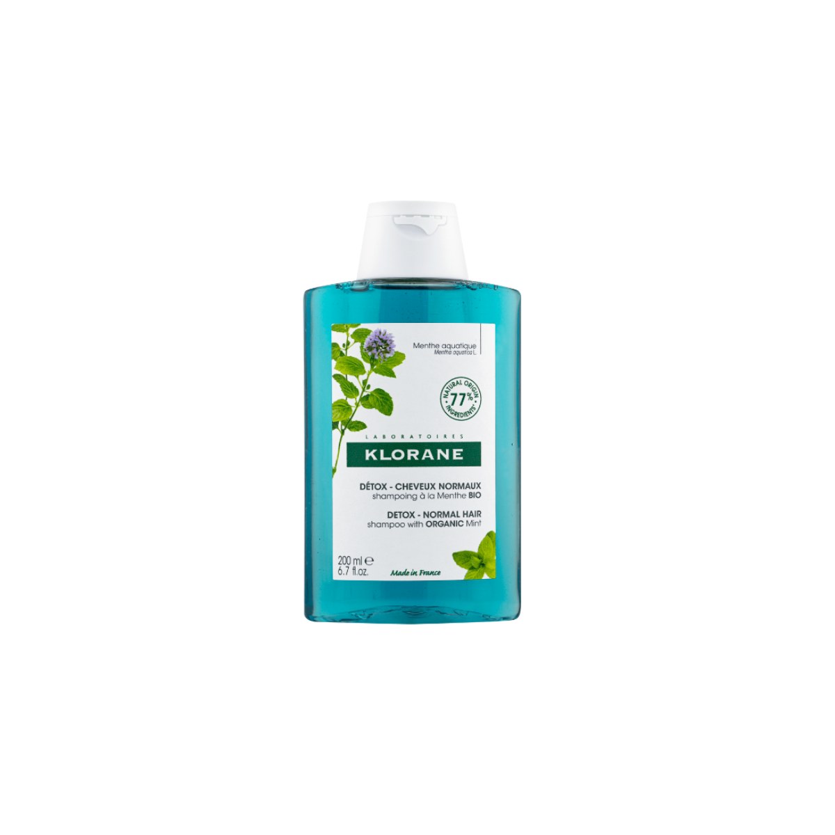 Klorane Organic Mint Detox Shampoo 200 Ml