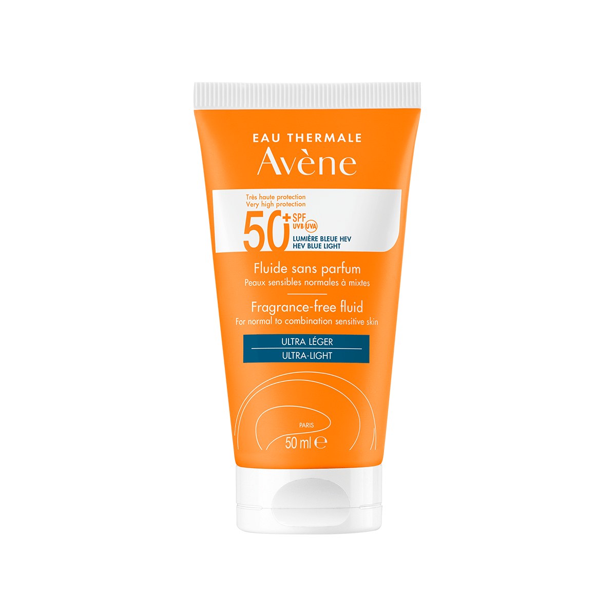 Avene High Protection Unscented Fluid SPF50+ 50 Ml