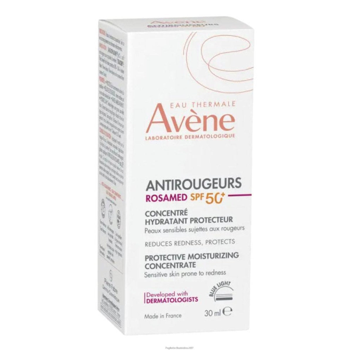 Avène Avene Antirougeurs Rosamed SPF 50 + Concentrado Hidratante 30 Ml