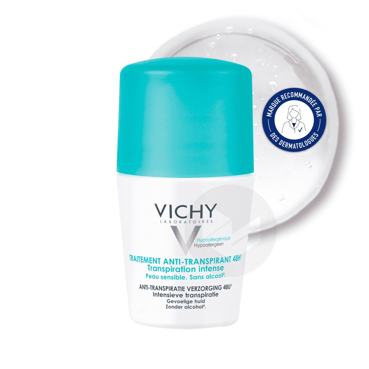 Vichy 48h Anti-Perspirant Deodorant Roll-On - 50 Ml