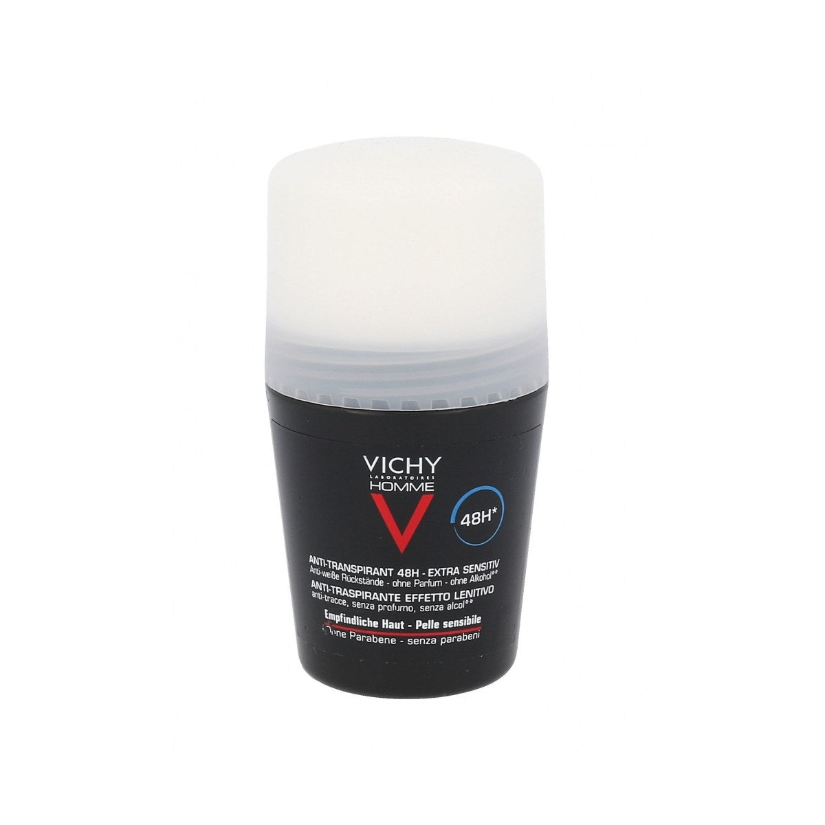 Vichy Homme Deodorant For Sensitive Skin Roll-on, 50 Ml