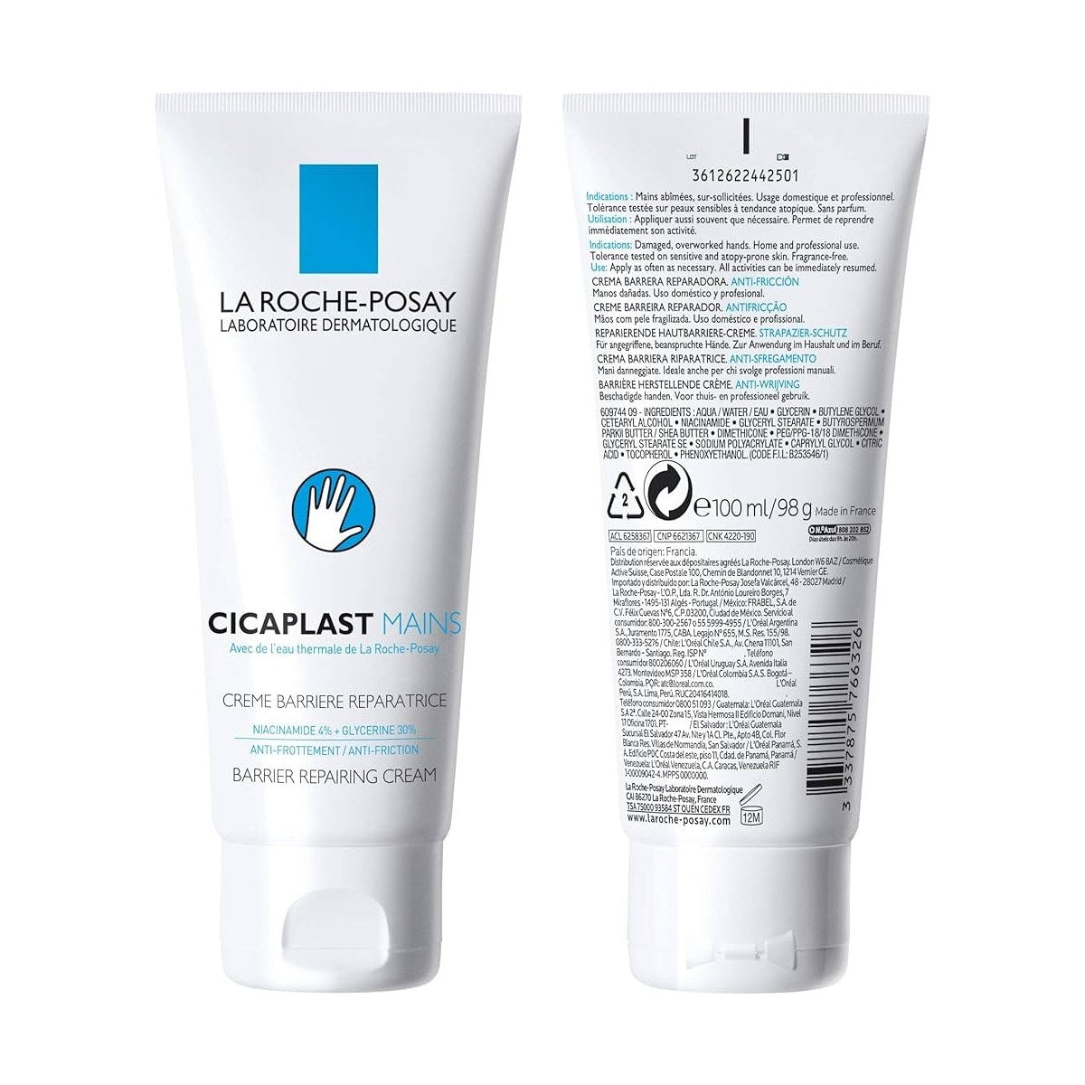 La Roche Posay Roche-Posay Cicaplast Mains Barrier Repairing Hand Cream 50 Ml