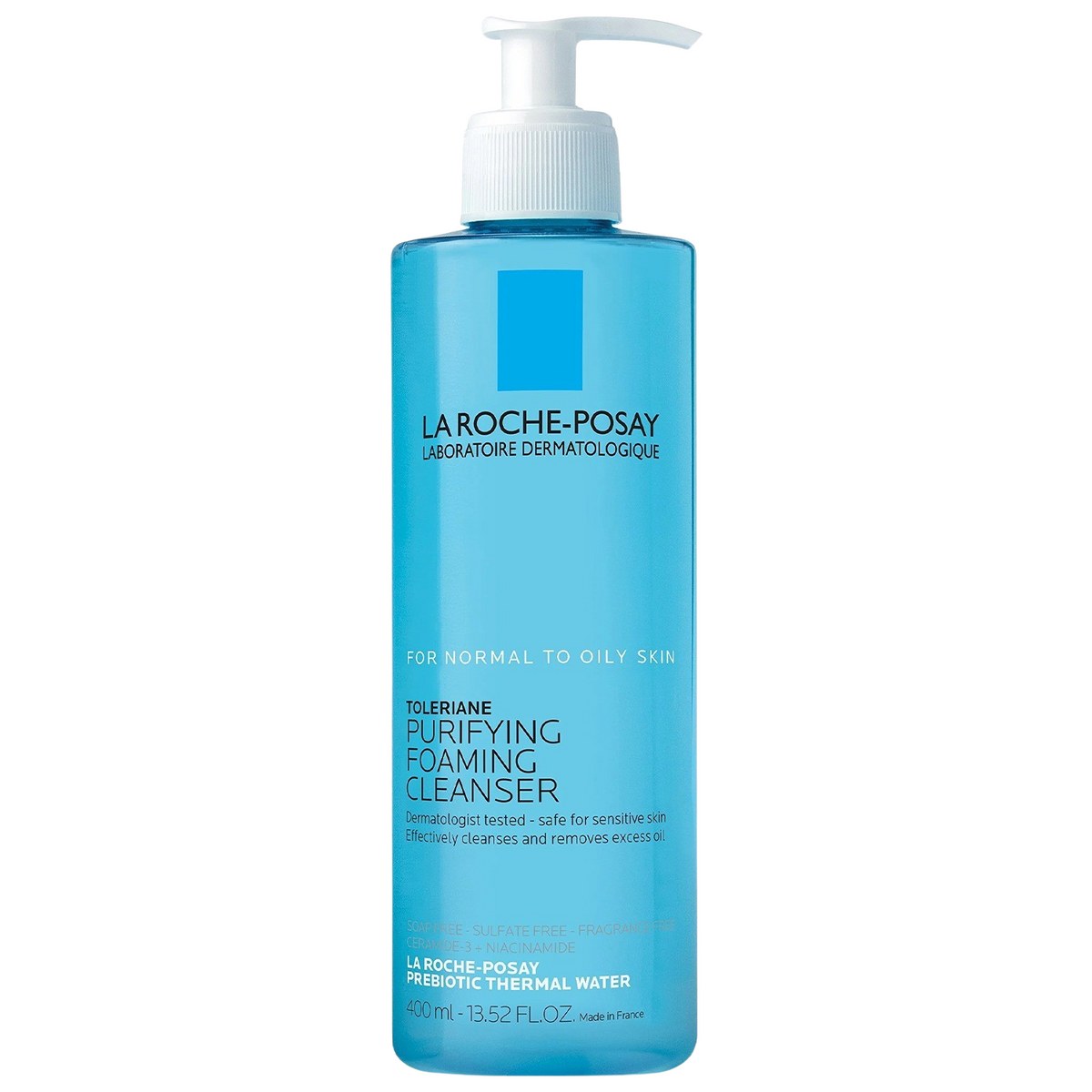 La Roche-Posay Toleriane Double Cleanser Foaming Facial Cleansing Gel For Sensitive Skin 400ml