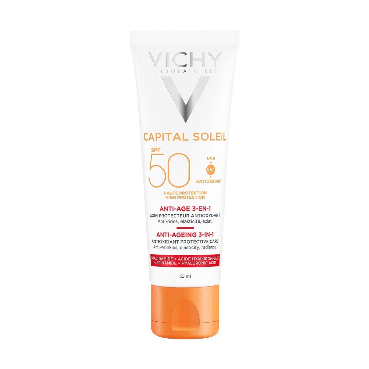 Vichy Capital Ideal Soleil SPF50 Anti Age 3-in-1 Antioxidant Care Cream 50ml