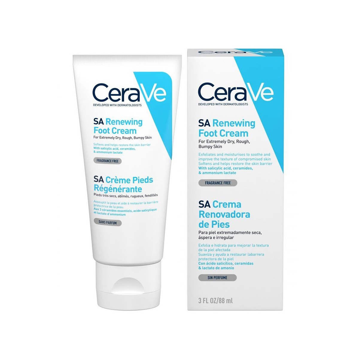 CeraVe SA Renewing Foot Cream – 85 Ml