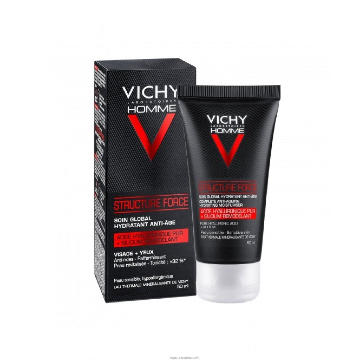 Vichy Homme Structure Force Face Cream For Men 50 Ml