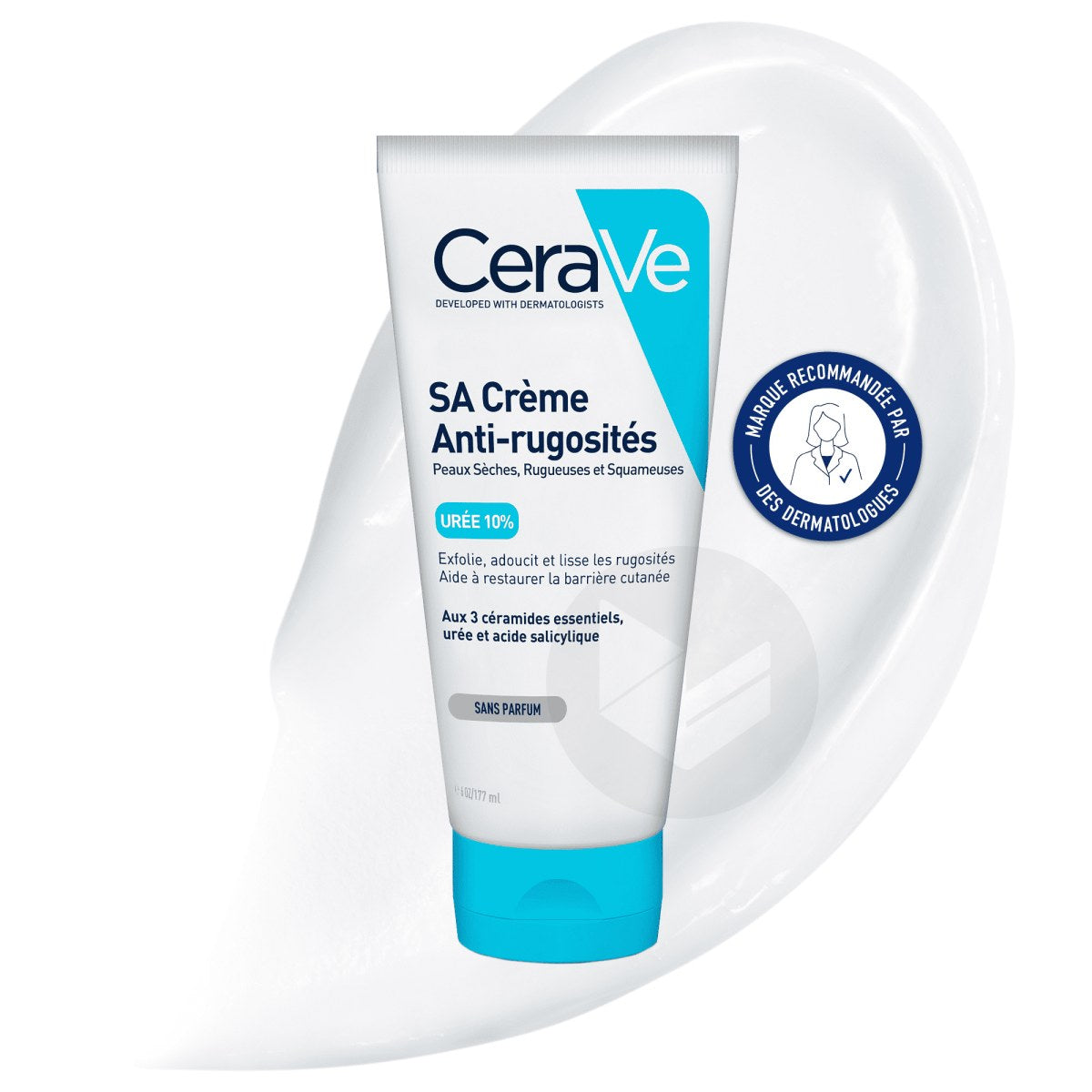 CeraVe SA Smoothing Cream For Rough And Bumpy Skin 177 Ml