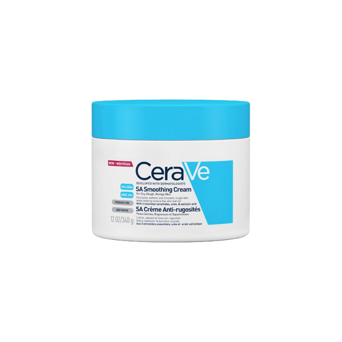 CeraVe SA Smoothing Cream For Dry & Rough Skin 340 G