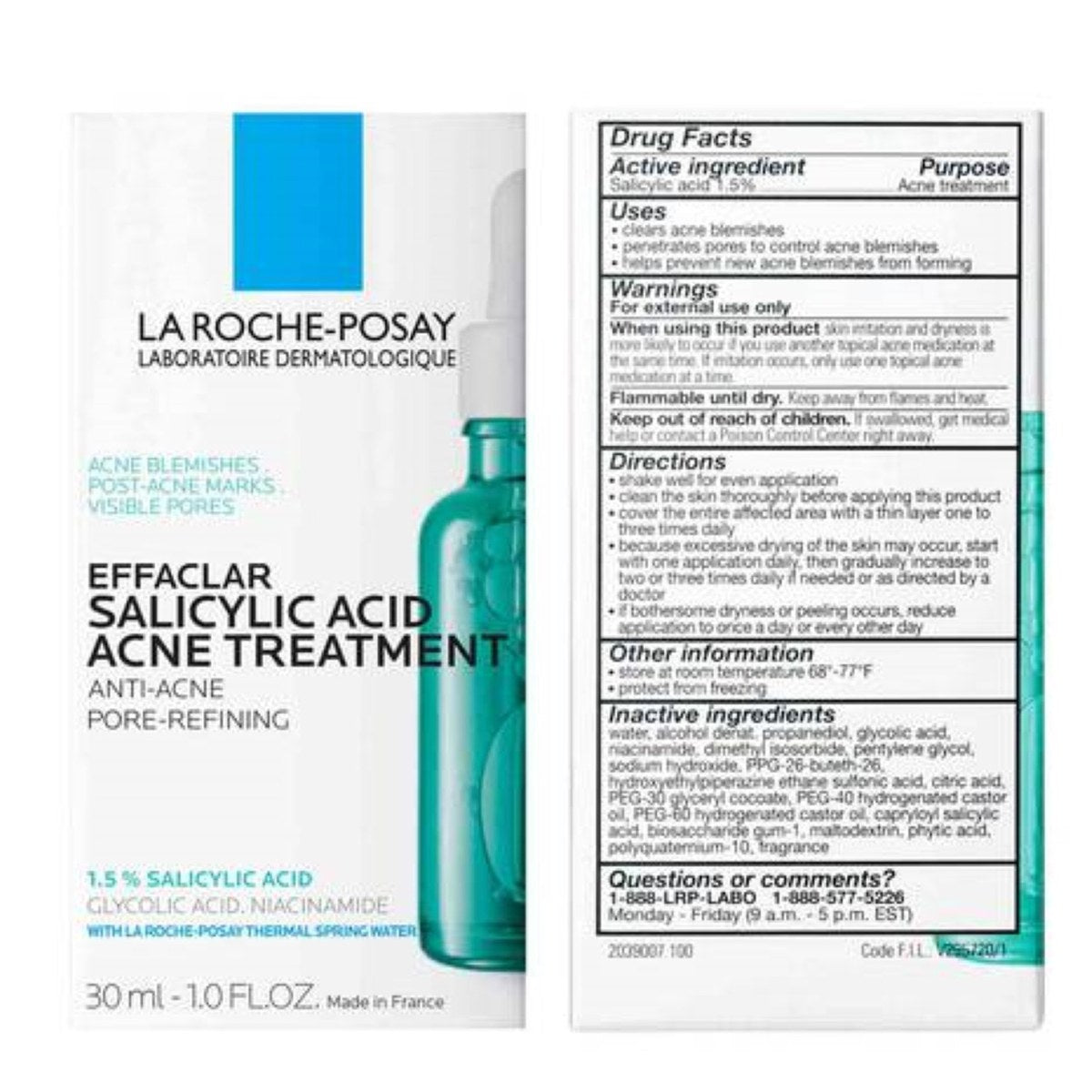 La Roche Posay Roche-Posay Effaclar Ultra Concentrated Serum 30 Ml