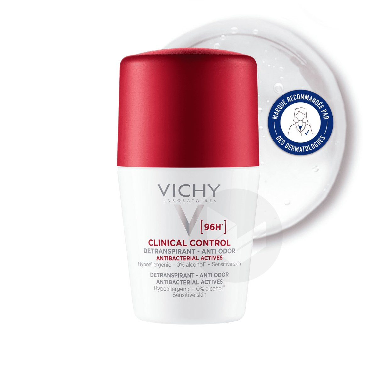 Vichy Clinical Control 96h Deodorant Roll On - 50 Ml