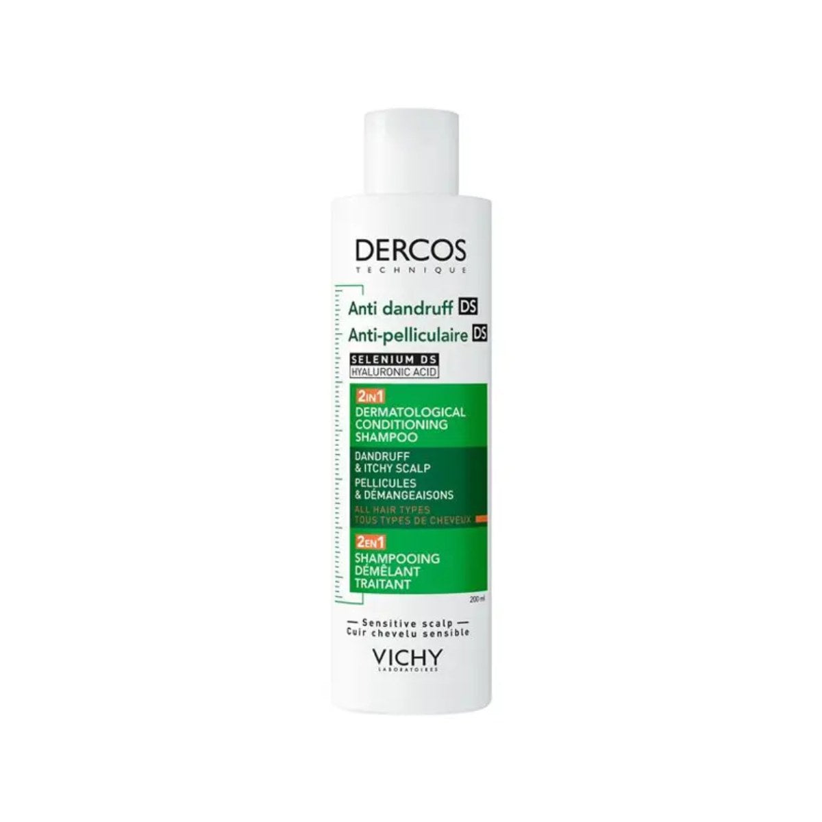 Vichy Dercos 2 In 1 Anti-Dandruff Shampoo Conditioner 200 Ml