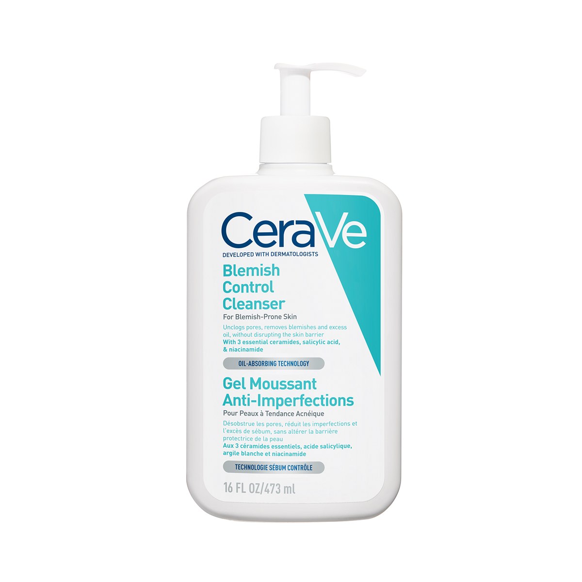 CeraVe Blemish Control Cleanser Gel 473ml