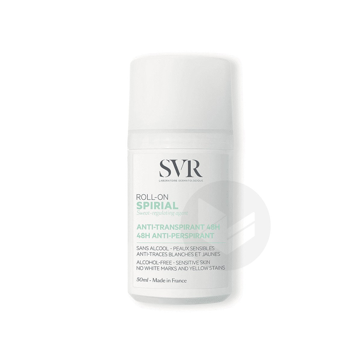SVR Deodorant Roll On 48 Hours Unscented 50 Ml