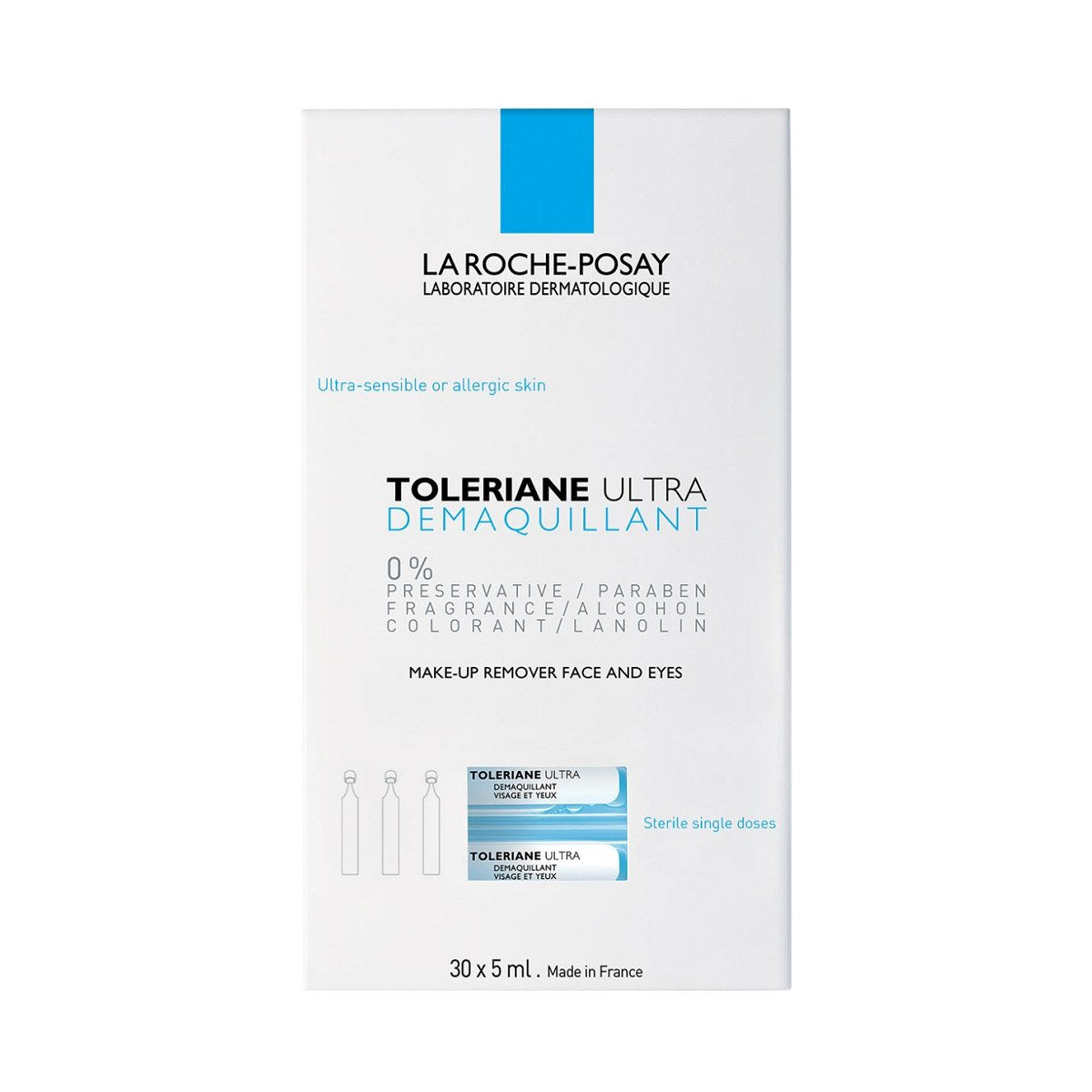 La Roche Posay Toleriane Ultra Make Up Remover 30 X 5 Ml