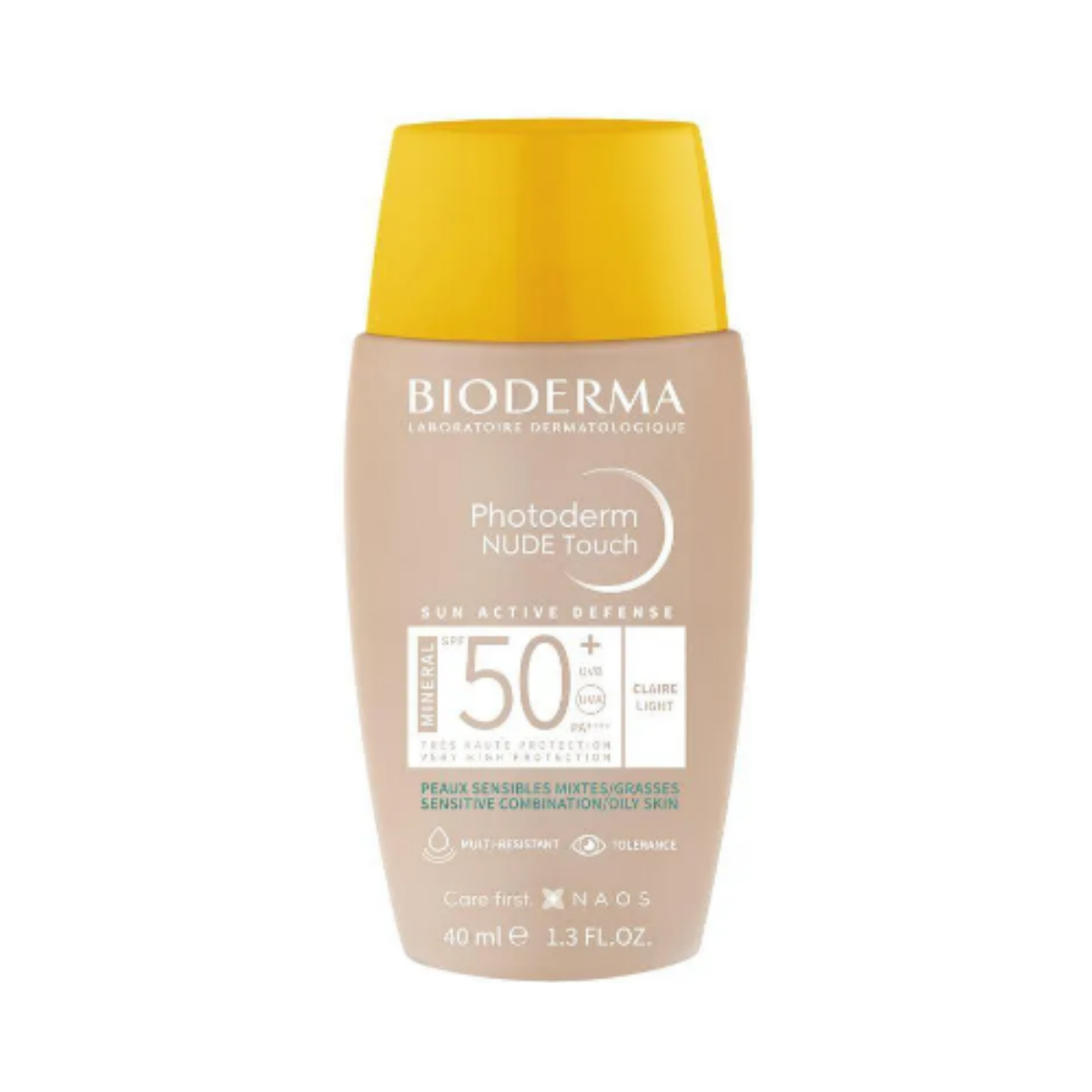 Bioderma Photoderm Nude Touch Mineral Fluid Svetlý SPF50+ 40 Ml