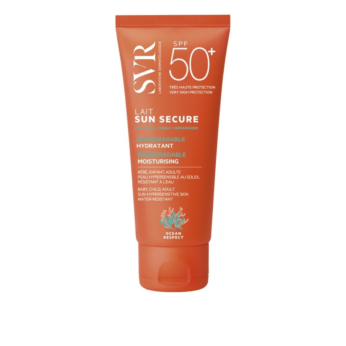 SVR Sun Secure Lait Spf50+, 100 Ml