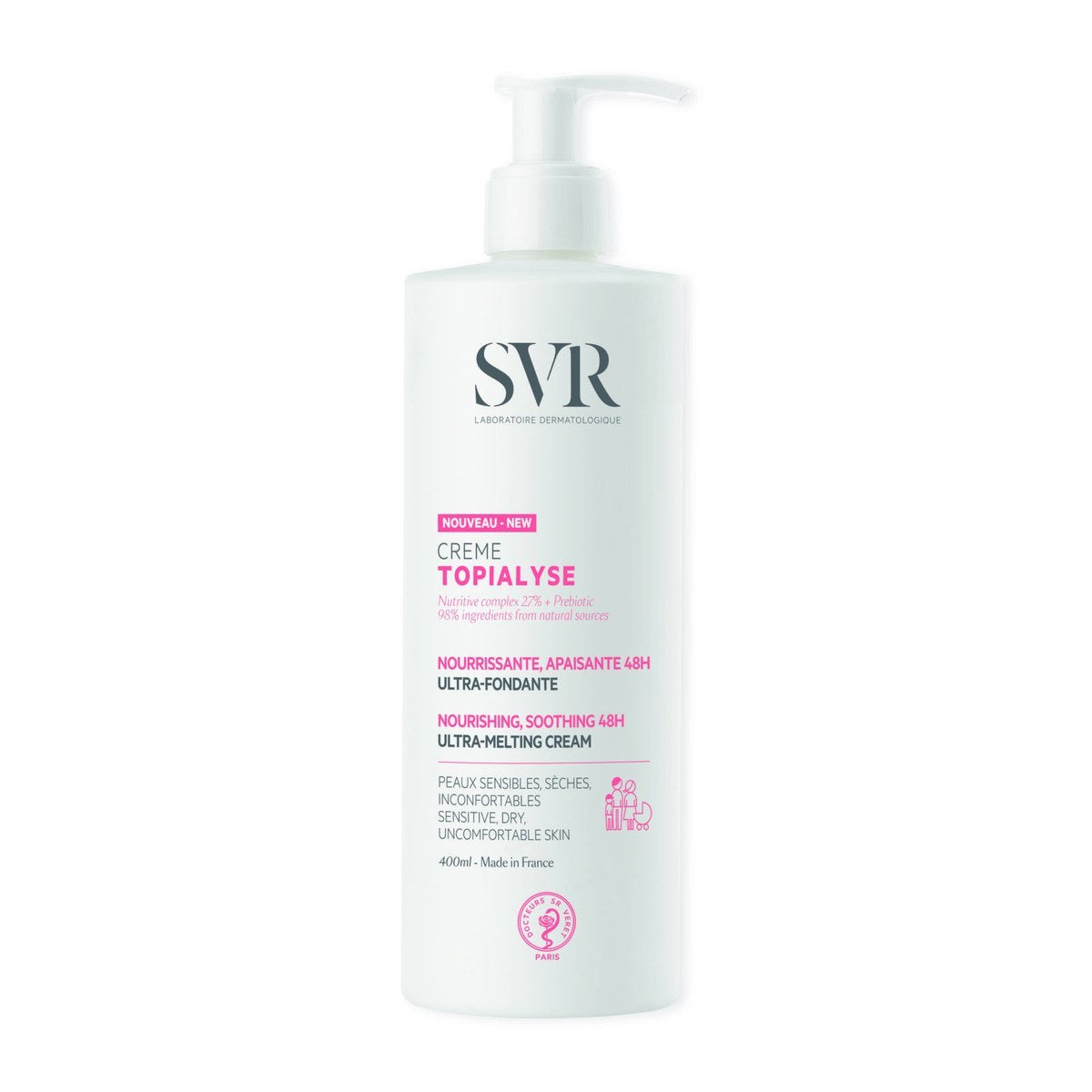 SVR Topialyse Nourishing And Anti-Drying Care Cream 400 Ml