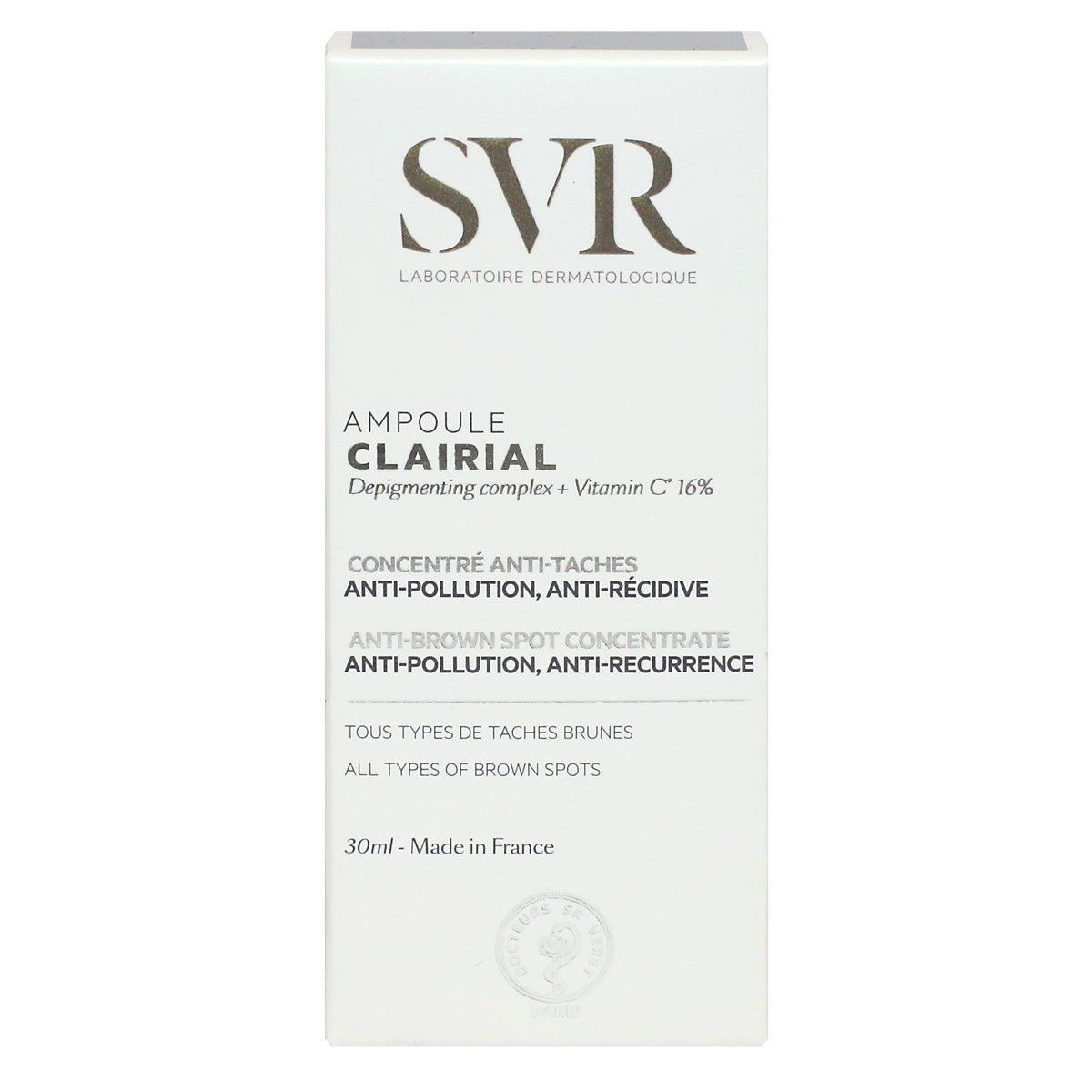 SVR Clairial Anti-Stain Serum Ampoule 30 Ml