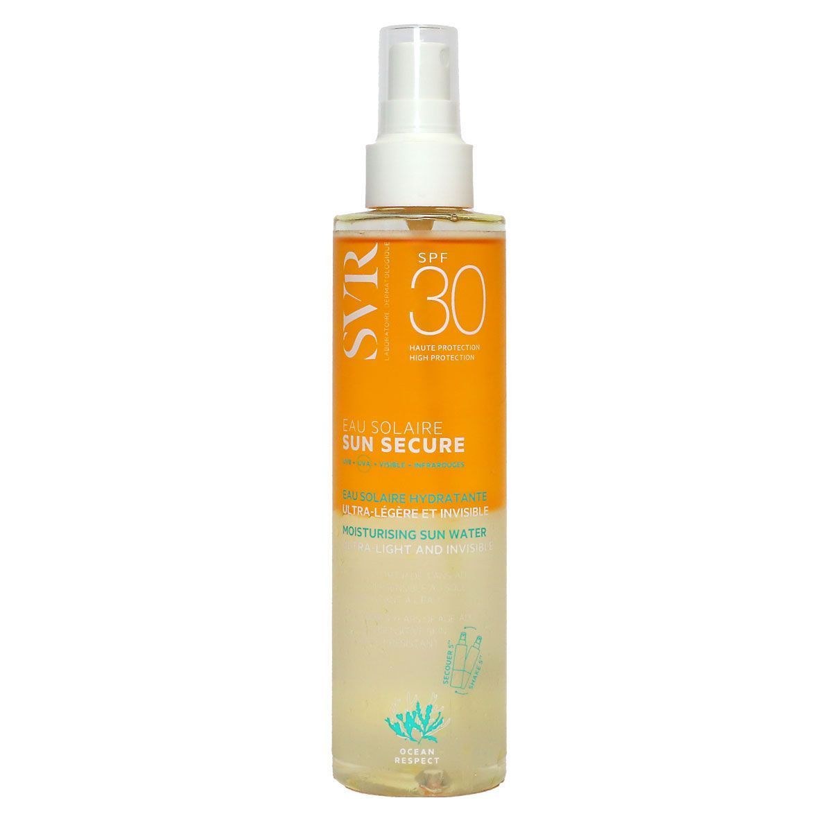 SVR Sun Secure Eau Solaire Spf50+, 100 Ml