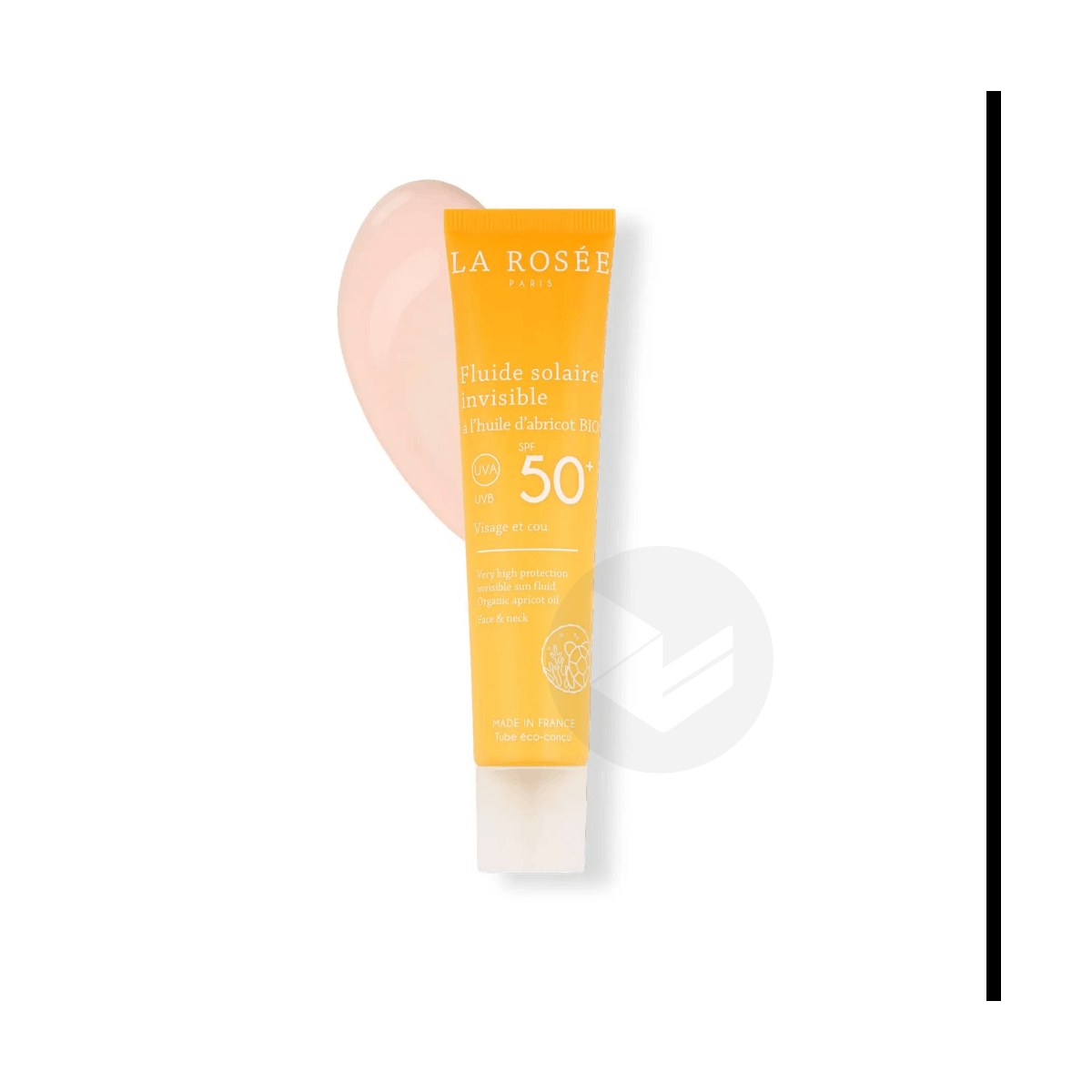 La Rosée Fluide Solaire Invisible SPF50+ Huile D'abricot Bio - 40ml