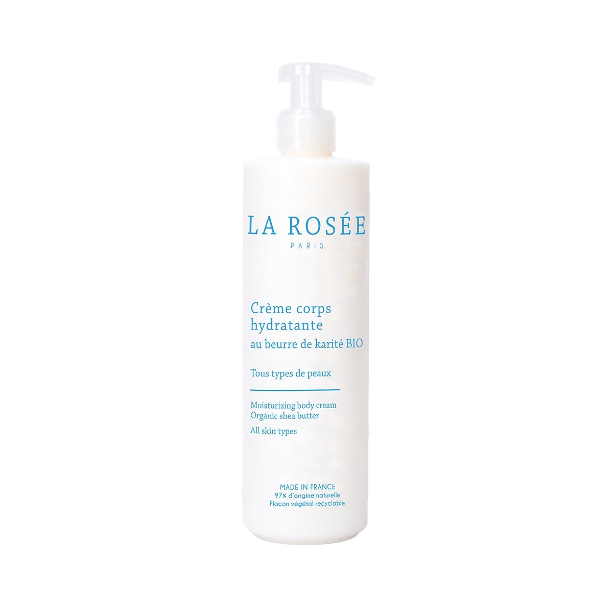 La Rosée Crème Corps Hydratante Au Beurre De Karité Bio 400ml