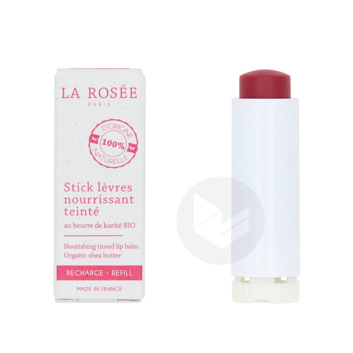 La Rosée Recharge Stick Lèvres Nourrissant Teinté Framboise - 4,5g