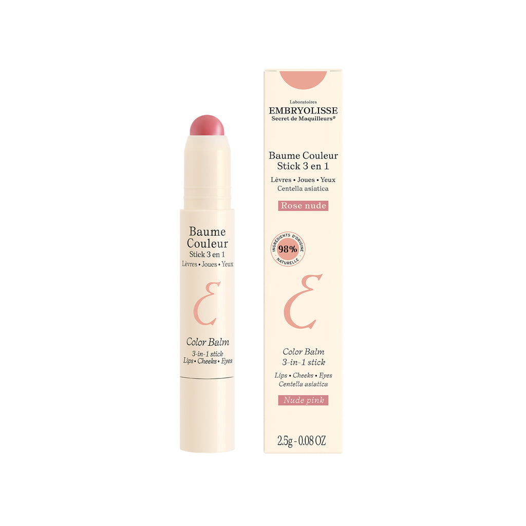 Embryolisse Color Balm 3-in-1 Stick, Nude Pink