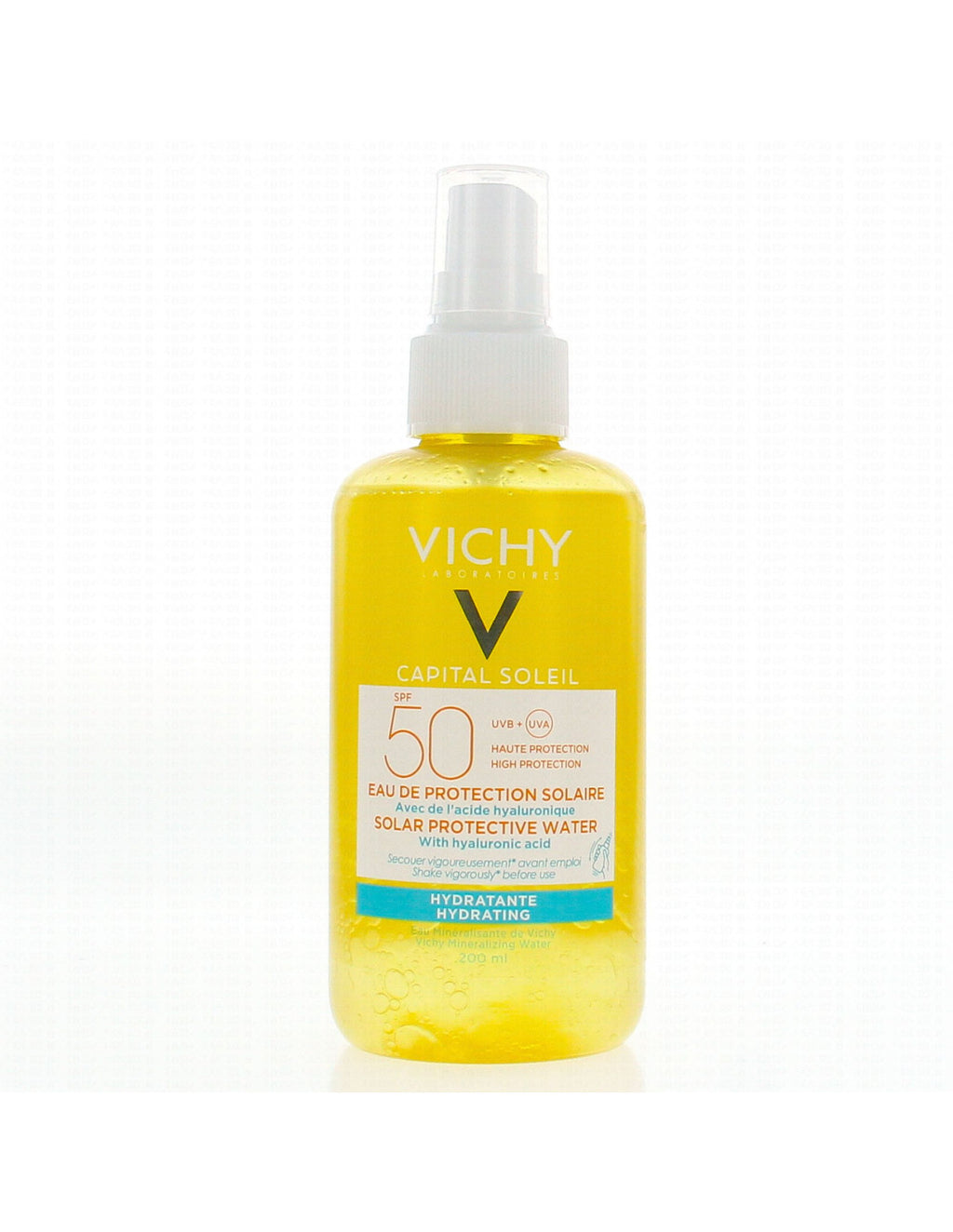 Vichy Capital Soleil Protective Solar Water Hydration Spf 50 200 Ml