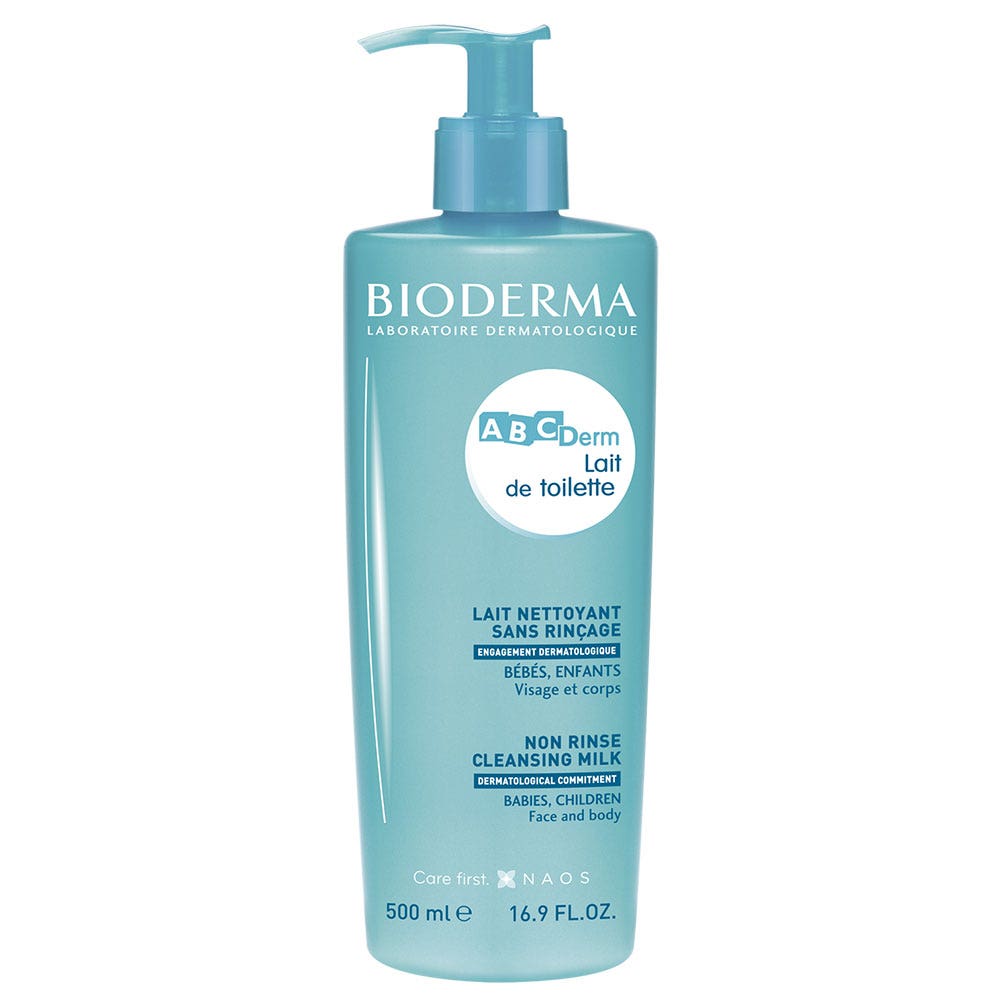 Bioderma ABCDerm Lait De Toilette Sans Rinçage 500 Ml