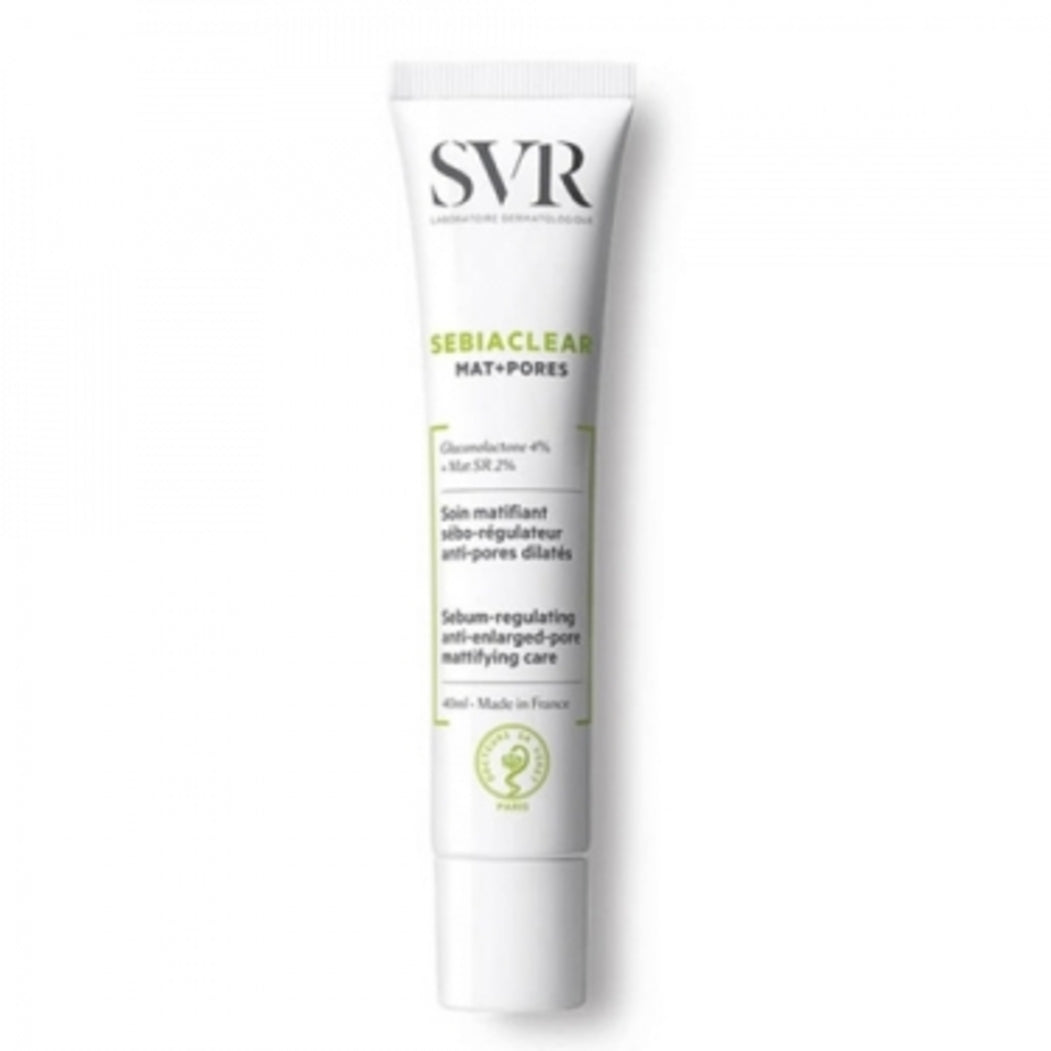 SVR Sebiaclear, Mat + Pores Cream, Fresh, 40 Ml
