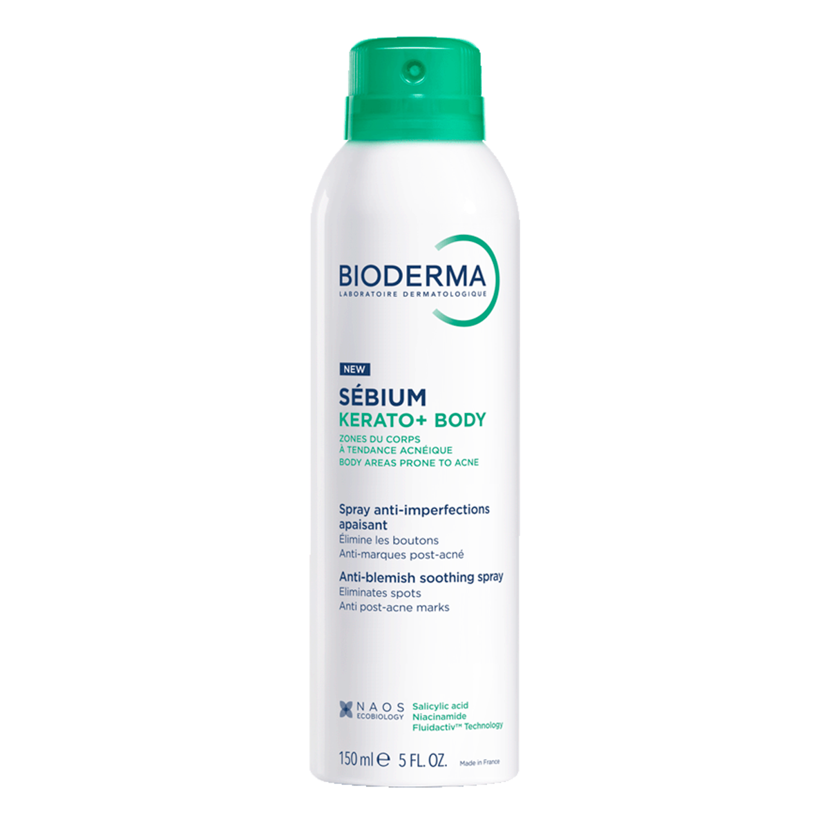 Bioderma Sébium Kerato+ Anti-Acne Body Spray , 150 Ml