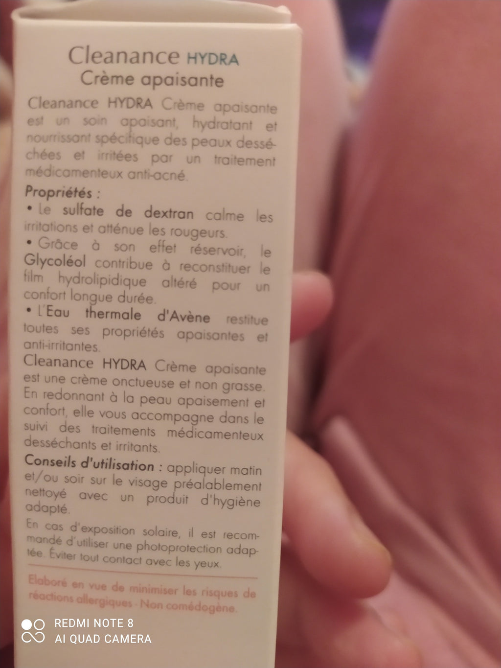 Avene Cleanance Hydra Soothing Cream 40ml/1.3oz For Sensitive And Acne-prone Skin (4)